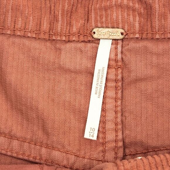 Free People Ray Cord Corduroy Button Down Cotton Mini Skirt Womens Size 10 - Picture 8 of 12